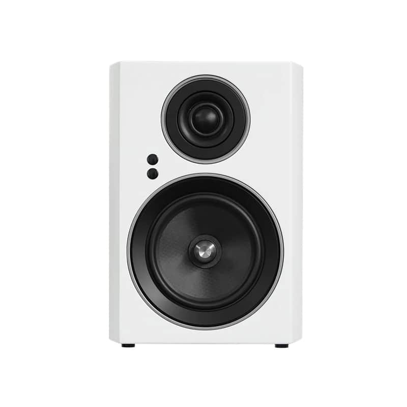 Jamo 2 Way Active BookshelfSpeaker High Gloss White image 1