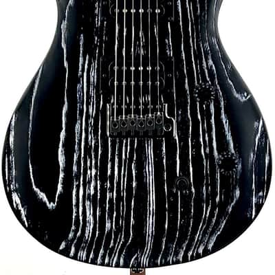 PRS CE 24 LTD Sandblasted Carved Swamp Ash Electric Sandblasted White Ser#: CTIG025100 image 1