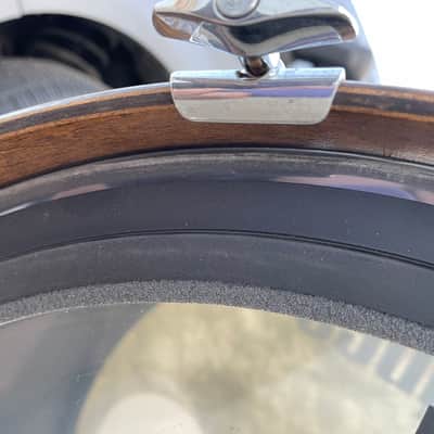 Fibes Bass Drum 22x14 Early 70s - Brass image 11