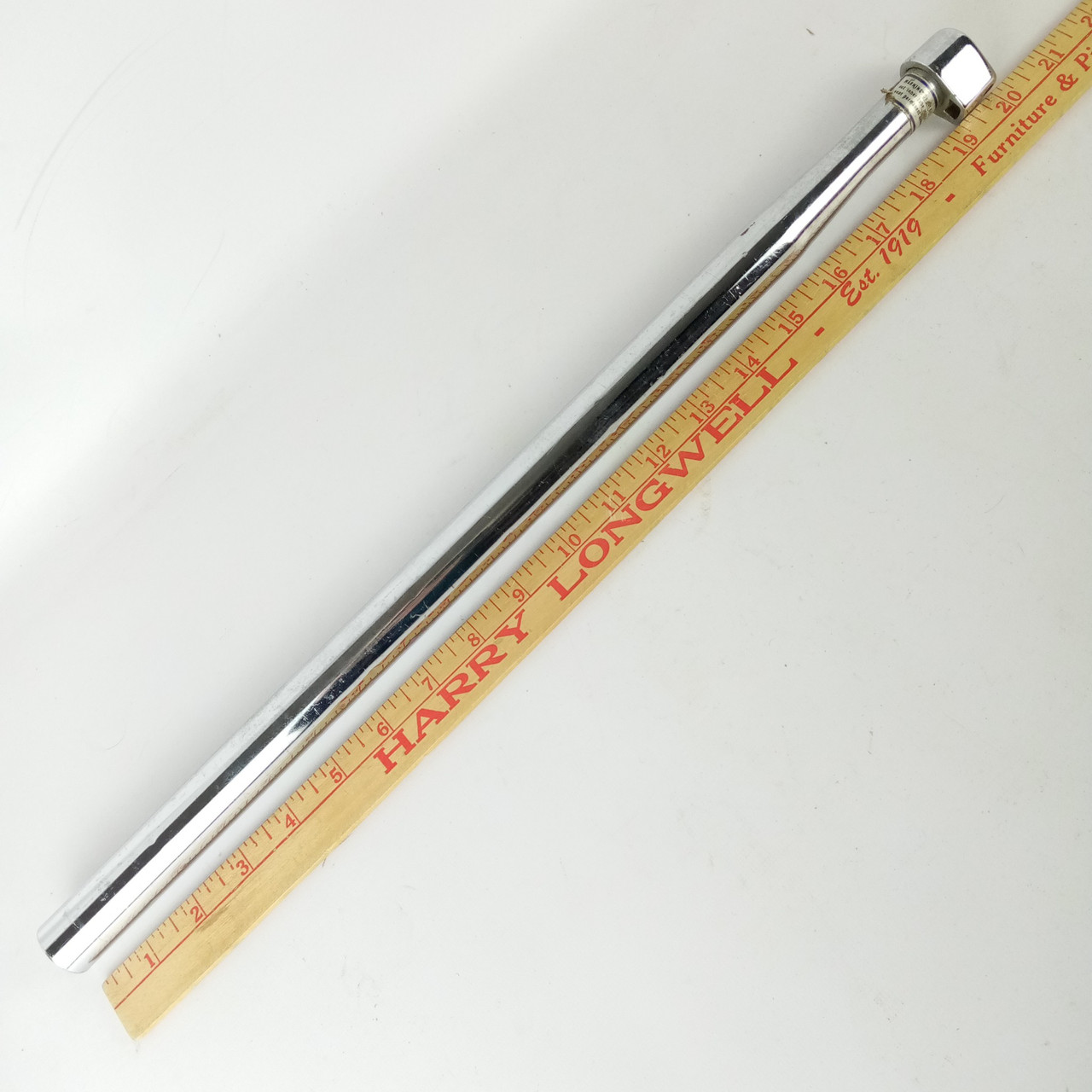 Ludwig Atlas Straight Cymbal Stand Center Tube Part Chrome Vintage 70s 1" / 5/8" — main photograph