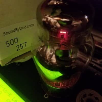 Tung-Sol GE 2% Tight-Matched Pair (2) 6550 Beam Power Pentode tNOS AT1000 TESTED Vacuum Tubes 3-hole, 3 getters, Coke Bottle premium 1961 - 1970 image 4