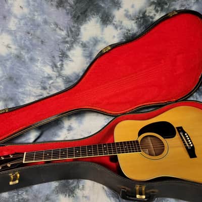 Used 1990's Harmony Korea Dreadnought Pro SEtup New Strings Original Deluxe Soft Shell Case image 14