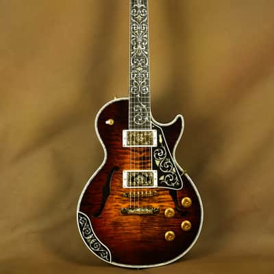 Gibson Les Paul Super Custom Carved Art Piece Electric Guitar image 2