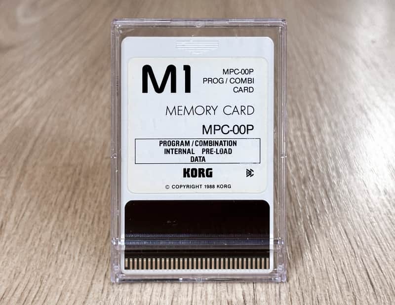 Korg M1 | Factory ROM Data Card | MPC-00P | Program Combination Internal Pre-Load Data image 1