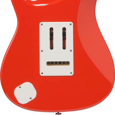 Ibanez AZ Prestige 6 String Electric Guitar w/Case - Vermillion Red (AZ2204NWVR) image 9