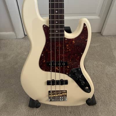 Harley Benton Jazz bass - Olympic White image 8