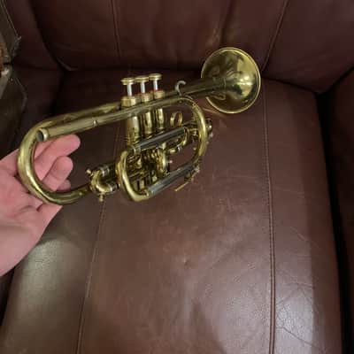 York 75th Anniversary (for parts) Bb cornet (1957) SN 210335 image 12