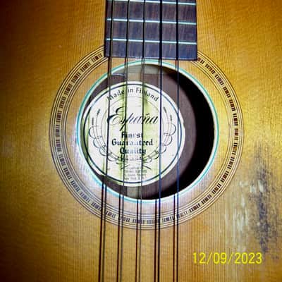 Espana SL-1 Classical Guitar Late 60's Made in Finland image 2