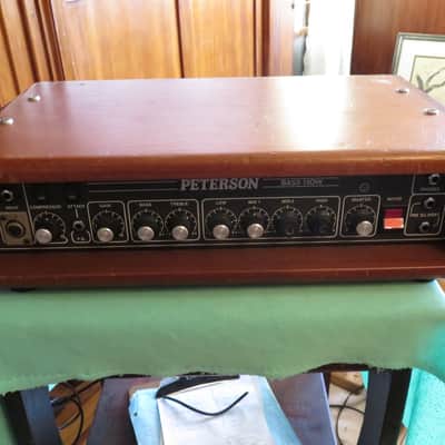 vintage UK 1990's Peterson bass amp head P150 jazz amplifier portable 150 watts for acoustic or electric bass image 19