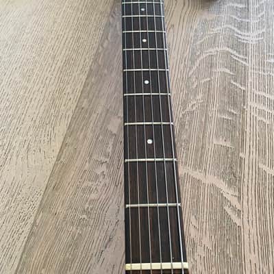 1980s PGM Moon Stratocaster Mahogany Custom Shop Dark Brown Sunburst Schecter USA Pickups Flamed Neck Japan Vintage image 9