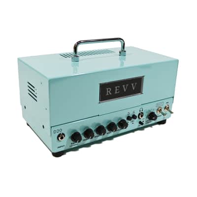Used REVV D20 20W Tube Amp Head Surf Green image 2