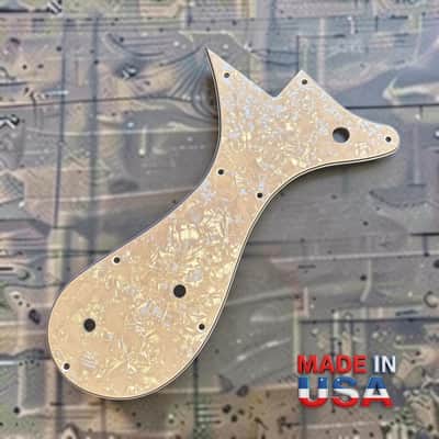 4 Ply Aged Pearloid Pickguard for Eastwood Sidejack Baritone READ DETAILS image 1