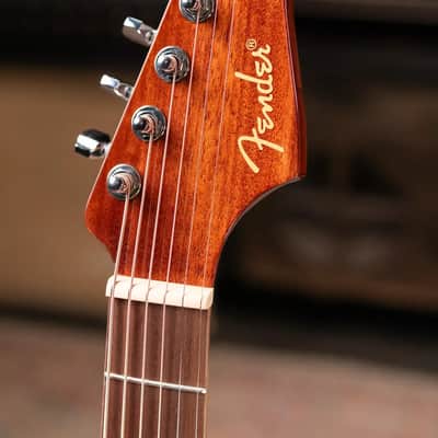 Fender California Standard Redondo Mini Acoustic Guitar - Fiesta Red with Gig Bag image 5