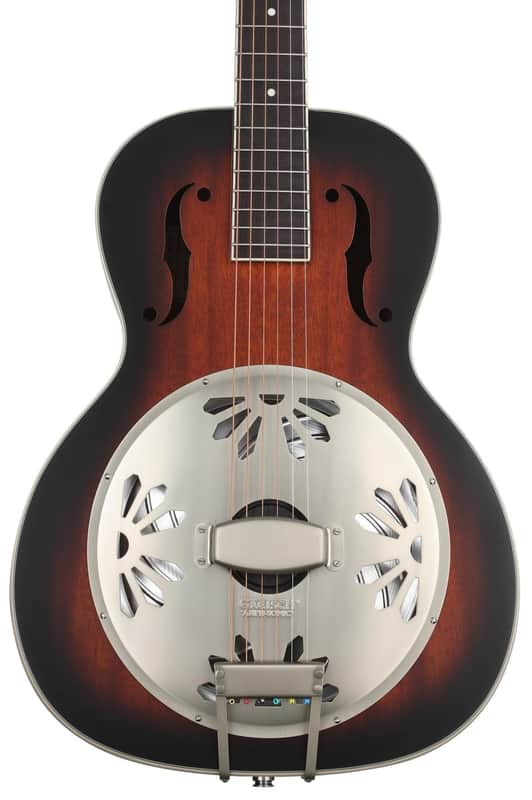 Gretsch G9241 Alligator Mahogany Round Neck Acoustic Electric Resonator - 2-color Sunburst  Padauk Fingerboard image 1