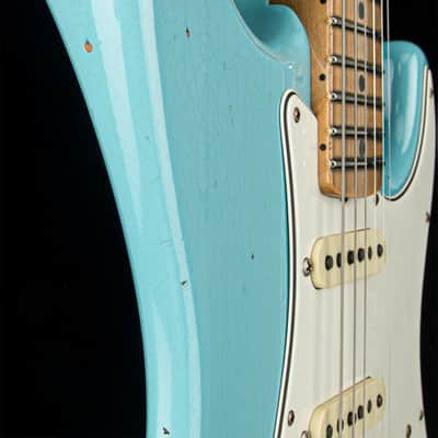 Mint Fender Custom Shop Postmodern Strat Journeyman Relic - Daphne Blue #17306 image 10