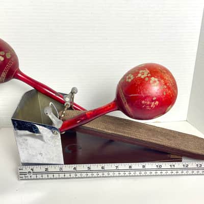 Sunnyside Music Maraca Cha Cha Pedal Vintage USA 1950s Percussion Pedal image 11