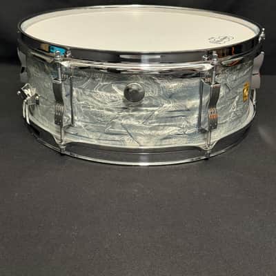 Ludwig Pioneer Snare Drum 14" x 5" 1968 - Sky Blue Pearl image 9