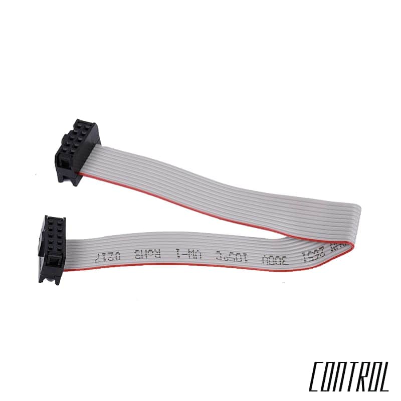 Control 10-pin to 10-pin Ribbon Cable - 18-inches / 457mm image 1