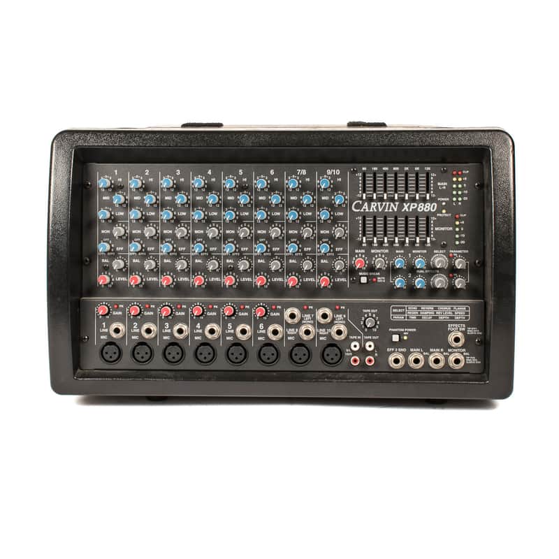Carvin PA800 800-Watt 8-Channel Powered Mixer x0980 (USED) image 1