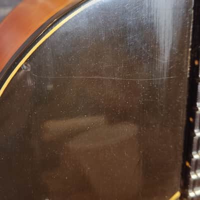 Amazing Hand Crafted Steel-String Acoustic Guitar Tobacco Burst 12 Fret Cutaway-Ebony Board-Spruce Top-Mahogany Back & Sides image 9
