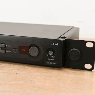 Shure SLX4 Wireless Receiver - L4 Band: 638-662 MHz (NO POWER SUPPLY) CG0132S image 2