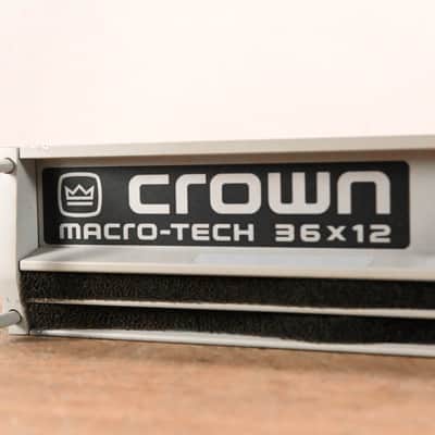 Crown Macro-Tech 36x12 2-Channel Power Amplifier CG01VRY image 4