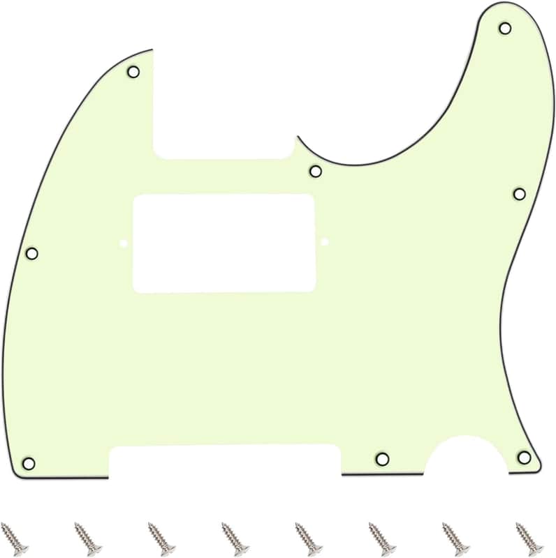 Tele HS/HH Pickguard 3 Ply 8-Hole Electric Guitar Pickguard Scratch Plate for USA/Mexican Fender Modern Style Standard Tele Telecaster TL JT/HB-04 Mint image 1