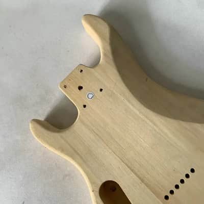 Unfinished Basswood HH Electric Guitar Body image 6