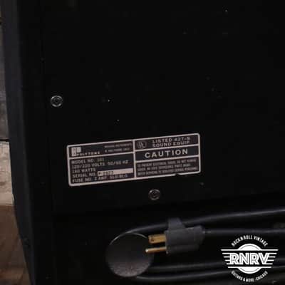 Polytone Model 101 Bass/Guitar amplifier 70s - Black image 4