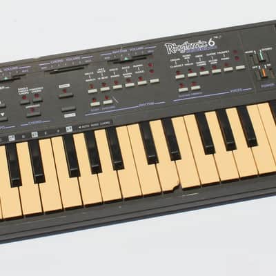 Vintage 80s Rhythmic 6 Squarewave Keyboard Keyboard Synthesizer Synth LoFi Square Wave image 1