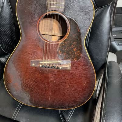 1944 Original Gibson LG2 Banner Acoustic Vintage with Original Case - FON 2975 - Fair Condition Needs Work - Not a Reissue - Open to Offers image 6