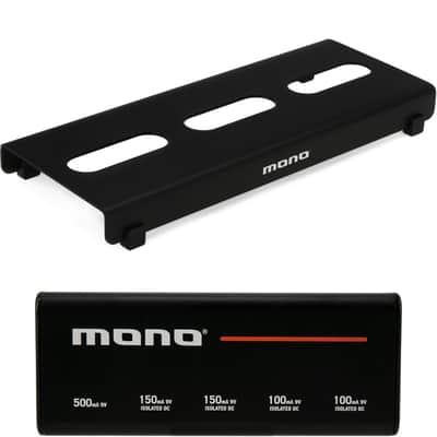 MONO Pedalboard Lite and 5-outlet Isolated USB Power Supply - Black image 1