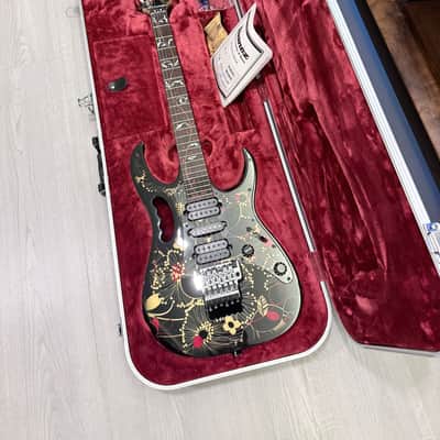 Ibanez JEM77-FP2 Steve Vai Signature 2010 - 2018 - Black Floral Pattern 2 image 1