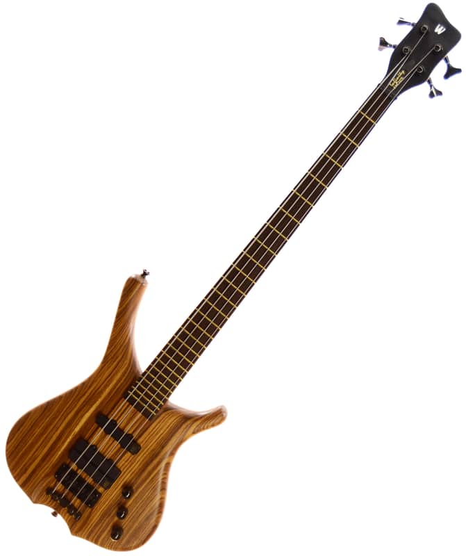 Warwick Infinity SN Set Neck 4-String Bass - Zebrano x Ovangkol image 1