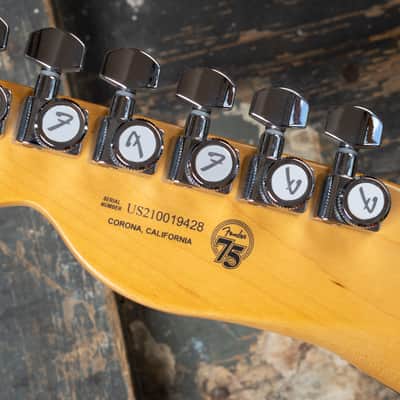 Fender American Ultra Luxe Telecaster 2021 Transparent Surf Green image 7