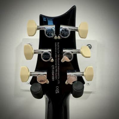 PRS SE Custom 24 Quilt - Teal Black (Black Back) image 6