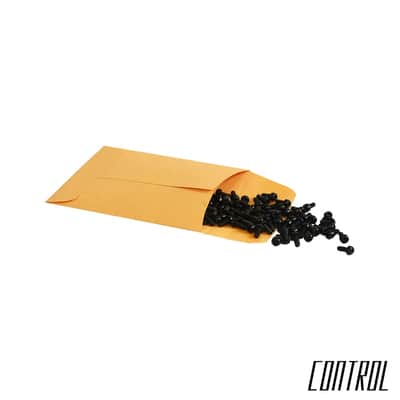 Control M2.5x6mm Nylon Screws (Black, Pack of 50) image 1