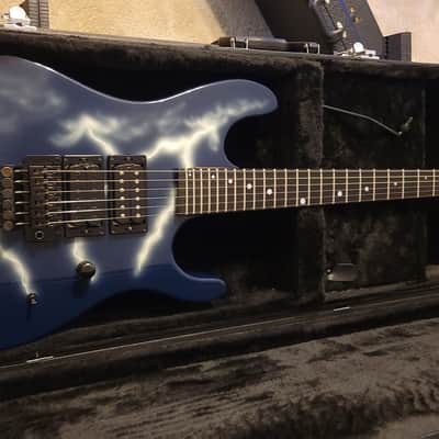 Kramer Nightswan 1989 Lightning graphic guitar Vintage Original Floyd  F serial EXCELLENT!!! image 20