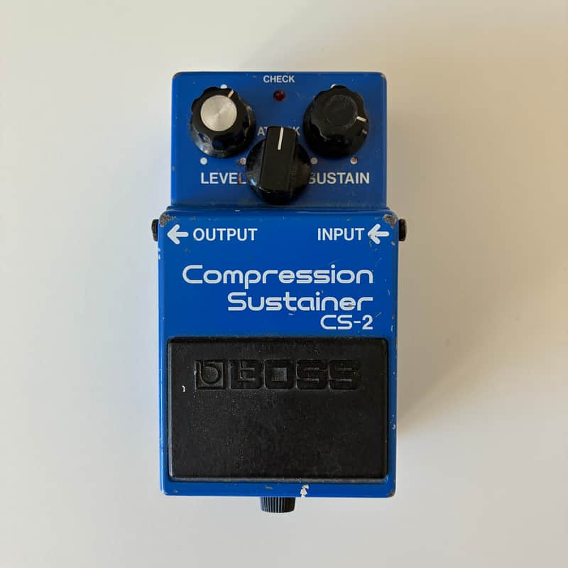 Boss CS-2 Compression Sustainer (Black Label) 1981 - 1989 - Blue image 1