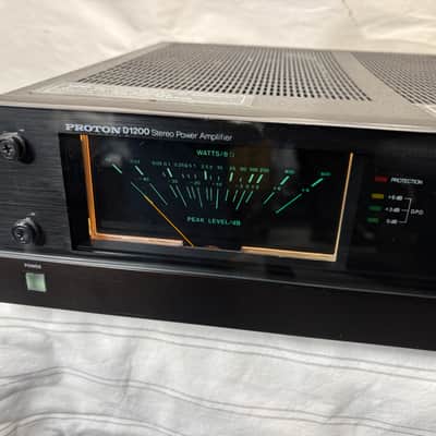 Proton D1200  Stereo Amplifier. Rare dynamic power on demand. Green Vu. image 3