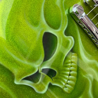 GMP Roxie 2010 - Super Sparkle Green - Ghost Skull image 11
