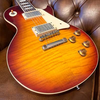 2014 Gibson Custom Shop 1959 Les Paul R9 VOS - Bourbon Burst image 3