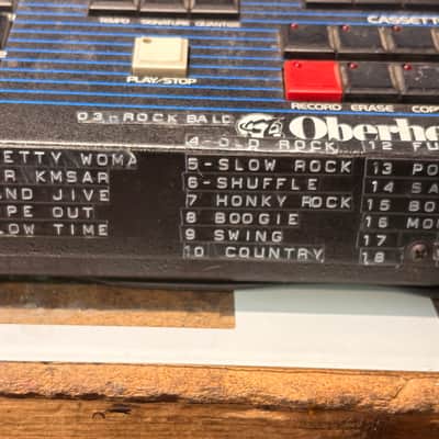 Vintage Oberheim DX 6-Voice Programmable Digital Drum Machine (1980s) - Blue/Wood image 1
