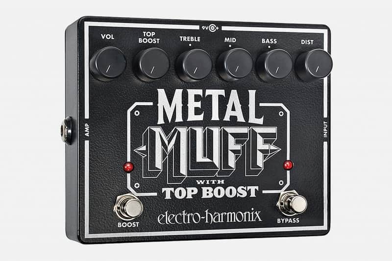 Mint ElectroHarmonix METAL-MUFF Metal Distortion with Top Boost Effect Pedal image 1