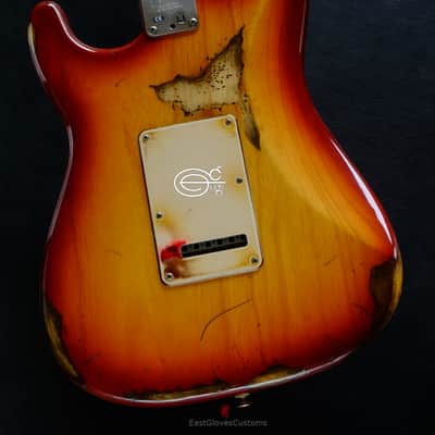 Fender Stratocaster American Sienna Sunburst Maple Made in USA Aged Relic image 8