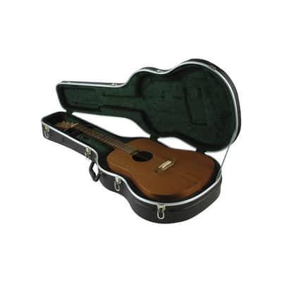 SKB 1SKB-8 Dreadnought Economy Hardshell Acoustic Guitar Case - Black Bild 2