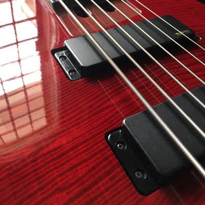 Yamaha RBX 6JM John Myung Signature 2012 Amber Red image 12