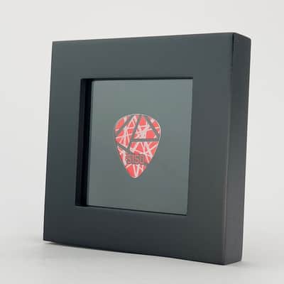 3" x 3" Double Sided Guitar Pick Display, BLACK #351 Shape Bild 3