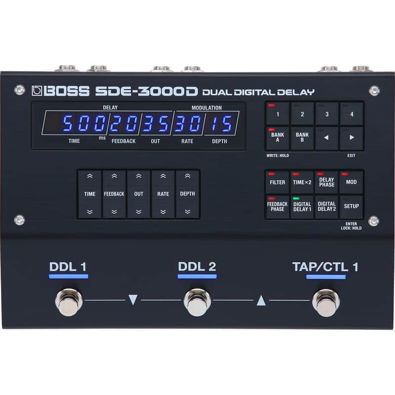 Boss SDE-3000D Dual Digital Delay 2023 - Present - Black image 1