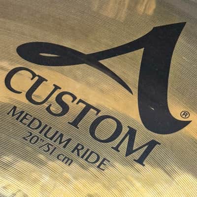 Zildjian 20" A Custom Medium Ride Cymbal - Brilliant image 4